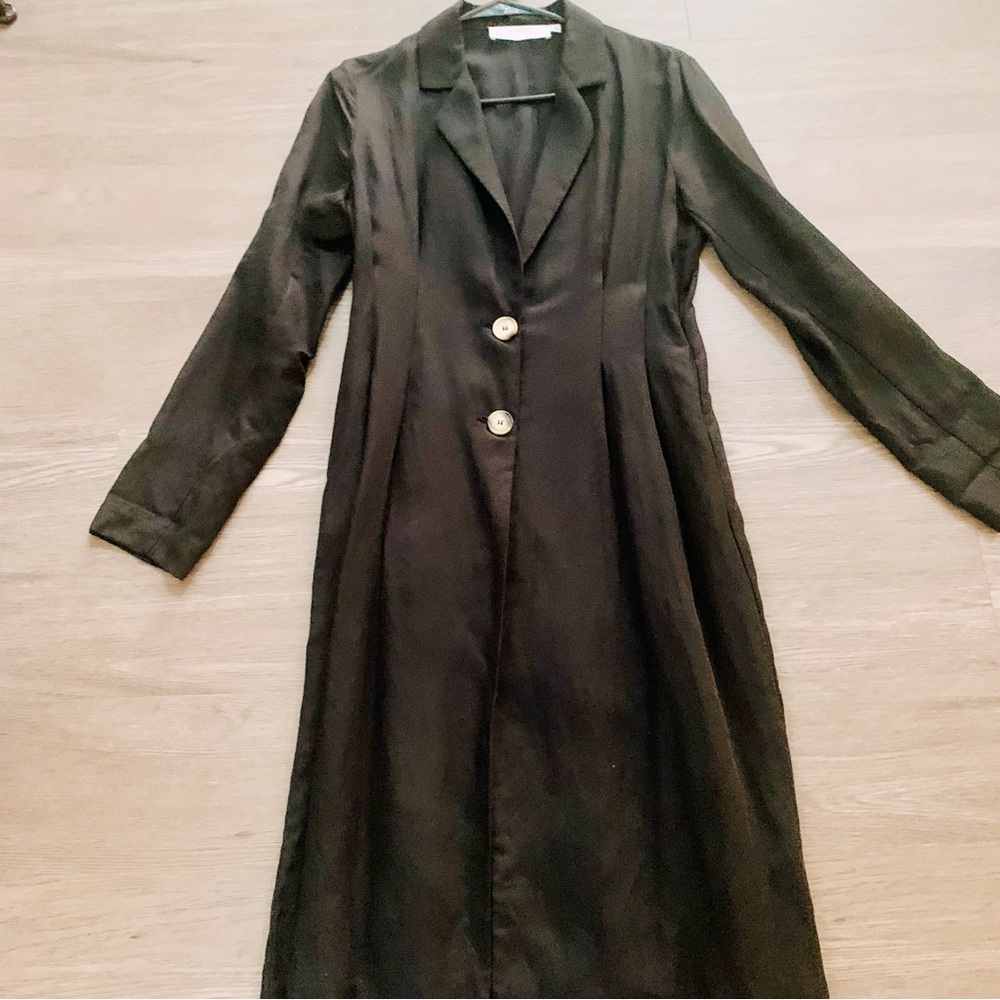 Brand New ASTR The Label Black Linen Blend Jacket
